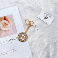 美國代購 台灣現貨 Tory Burch 專櫃雙T鑰匙圈 吊飾