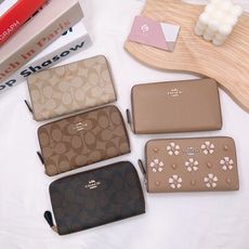 美國代購 台灣現貨 Coach 拉鍊中長夾