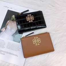 美國代購 台灣現貨 TB 大金logo 卡片零錢包