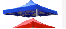 加厚防雨遮陽布四角帳篷傘布戶外防水篷布3x3遮雨遮陽篷傘布