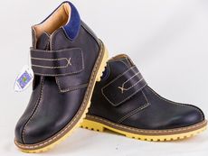 【TOE拇指小舖】LS KIDS 兒童運動鞋 兒童靴子 倉庫庫存品G靴子(皮革黑)