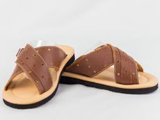 【TOE拇指小舖】LS KIDS 幼兒學步鞋 倉庫庫存品Z拖鞋(棕)
