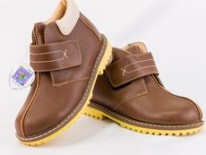 【TOE拇指小舖】LS KIDS 兒童運動鞋 兒童靴子 倉庫庫存品F靴子(皮革棕)