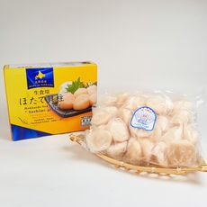 【凍凍鮮】日本生食級2S超大干貝 （1公斤/盒裝）36-40顆入