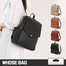 【WHOSE BAG】VIOLET簡約線條輕量皮革後背包 女包 NO.WB028