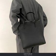 【WHOSE BAG】正韓方形皮革手提包 側背包 斜背包 男包 女包 NO.LF1177