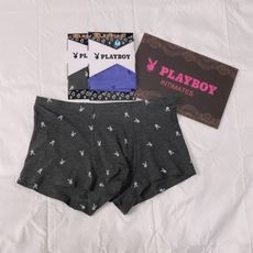 [play boy]男性貼身彩印無痕小兔滿版內褲