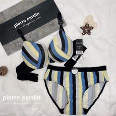 [pierre cardin ]C罩杯條紋成套內衣
