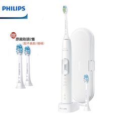 (贈原廠刷頭二個)【PHILIPS 飛利浦】PHILIPS HX6877 音波震動極淨完美電動牙刷