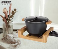 (贈餐具組)【Princess 荷蘭公主】多功能陶瓷料理鍋 173026 黑色