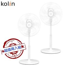 【兩入超值組 限量特價】Kolin 歌林16吋DC直流馬達節能立扇/涼風扇電風扇 KF-SD2561