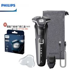 (贈原廠盒裝備用刀頭)【PHILIPS 飛利浦】S5898/17 智能多動向三刀頭電動刮鬍刀電鬍刀