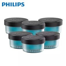 【原廠盒裝公司貨】PHILIPS CC16/51 飛利浦智能系列電鬍刀清洗座專用清潔液/藥水匣6入