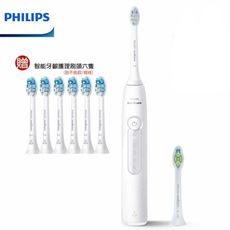 【贈護齦刷頭六個】PHILIPS Sonicare 飛利浦舒適潔淨音波電動牙刷 皓月白 HX5191