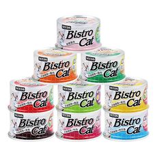 【旺生活】Bistro Cat特級銀貓健康餐罐 貓餐罐 80G 副食罐 寵物罐頭 膠凍罐 鮪魚