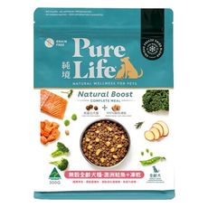 【旺生活】Pure Life 純境無穀全齡犬-澳洲鮭魚+凍乾犬糧︱300g︱狗飼料 純境飼料