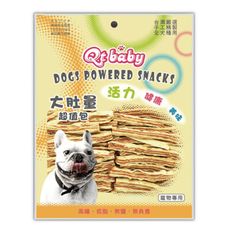 Qt baby 零食超值包丨犬用寵物肉乾系列丨鱈魚雞肉Q條丨380g