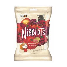 VETIQ 英國唯愛Q丨NIBBLOTS 小動物化毛餡餅 熱帶水果/蘋果/莓果/胡蘿蔔 小寵餡餅