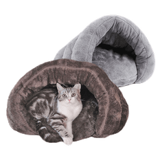 【崧寶館】大號 超暖睡袋窩 丨拖鞋窩丨三角北極絨貓窩丨寵物窩丨寵物睡袋丨深度睡眠丨寵物用品丨