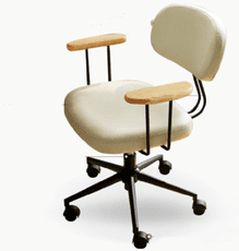 休閒椅 椅子 電腦椅 家用靠背椅 辦公椅 書房書桌座椅 舒適學習轉椅 久坐人體工學椅子