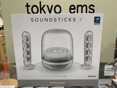 東京快遞耳機館 實體店面最安心Harman Kardon SoundSticks 4 藍牙2.1白色