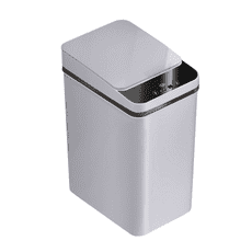 LS9簡約窄邊智能感應垃圾桶 感應垃圾桶 紅外線感應 智能垃圾桶 延遲閉合 全自動感應帶蓋垃圾桶