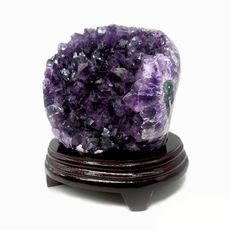 特級異象烏拉圭紫晶鎮(含座2kg以上)~開運招財風水寶物