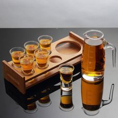 【烈酒分酒壺】倒酒壺 酒杯 Shot杯 杯架 烈酒杯 小酒杯 一口杯 子彈杯 吞杯 公道杯 公杯 分