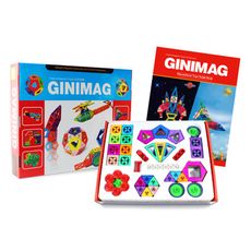 GINIMAG 122片 入門款 磁性建構片 積木 益智玩具 磁鐵玩具 (Magformers相容)