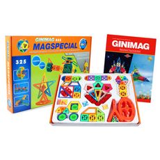 GINIMAG 325片 磁性建構片 積木 益智玩具 磁鐵玩具 (Magformers相容)