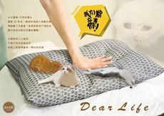 貓咪最愛-石墨烯微微電能乳膠枕40X60cm