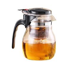 手動濾水玻璃泡茶壺1000ml-澄全小屋-謝京穎推薦