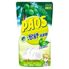 【泡舒PAOS】800g 綠茶去油除腥 洗潔精/洗碗精 (補充包)