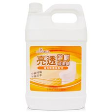 【白雪snow white】 4000ml 亮透 浴廁清潔劑 (1箱4桶)