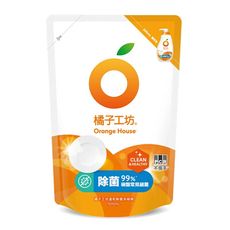 【橘子工坊】蔬果碗盤洗碗精補充包 500ml