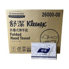 【Kleenex】26000 擦手紙 (150抽/32包/箱)