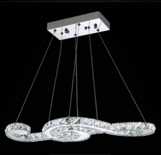 led燈具 100*40cm吊燈 吧臺燈 美術燈 造型鋼琴燈商鋪前臺餐廳酒吧臥室創意個性水晶音符吊燈