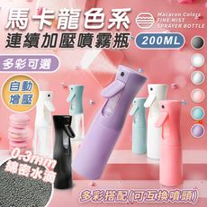馬卡龍色系高壓連續噴霧瓶200ML