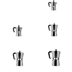 義式咖啡杯 摩卡咖啡壺義式 鋁製經典摩卡壺 鋁製八角壺咖啡杯批發 摩卡壺 咖啡 咖啡用具