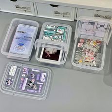 【JOEKI】掀蓋式小卡收納盒 小卡收納盒 卡膜收納盒 小物收納盒 卡片收納盒【SN0402】