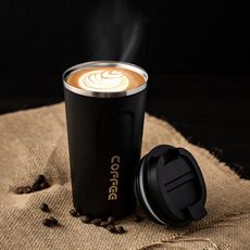 【JOEKI】304不鏽鋼磨砂真空咖啡杯 保溫咖啡杯 隨行杯 510ml 高質感【CC0167】
