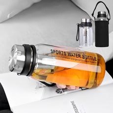 【JOEKI】750ml 泡茶玻璃水壺 贈送杯套 獨立濾茶網 防爆裂玻璃杯 【CC0260】