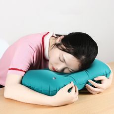 【JOEKI】按壓式充氣枕頭 充氣枕 露營枕頭 午睡枕 旅行枕 空氣枕 腰枕 【JJ0531】