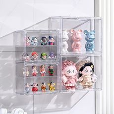 【JOEKI】小號 透明壁掛公仔盒 透明展示盒 公仔收納盒 公仔展示盒 壁掛展示盒 【SN0882】