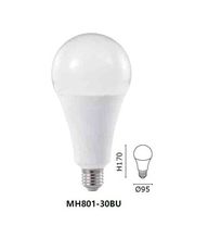 【好商量】MARCH LED 30W 燈泡 E27 球泡燈 白/黃 省電 工作燈 現貨 超高亮度