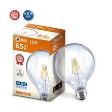 【好商量】舞光 LED 6.5W 小珍珠燈絲燈 G95 黃光 全電壓 無藍光 CNS認證 E27燈座