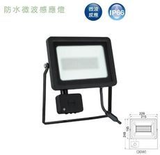 【好商量】舞光 LED 30W 戶外防水 投光燈 微波 感應 OD-SEFL30 全電壓 白光/黃光