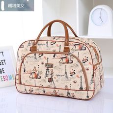 旅行包 新款旅行包女手提大容量行李包pu皮短途旅行袋商務旅游包韓版--