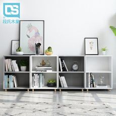 北歐風環保輕奢書架書櫃自由組合兒童收納儲物櫃約置物小櫃子ins