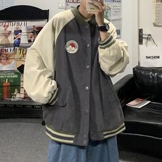 男士外套 秋冬裝外套 潮流外套 寬鬆外套 棒球服 情侶外套 百搭夾克 外套